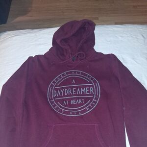 Daydreamer Burgundy Hoodie for Men